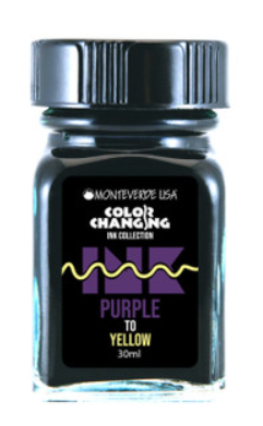Monteverde Color Changing Ink 30ml  - Purple to Yellow - Blesket Canada