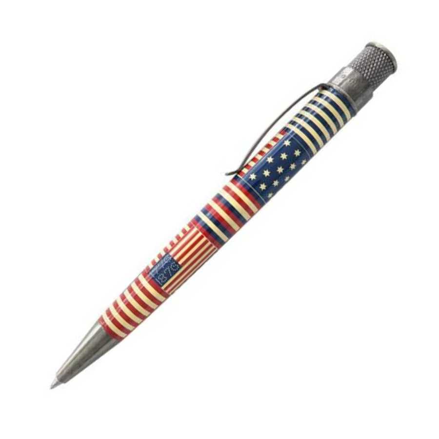 Retro 51 Tornado Vintage Metalsmith Patriot Rollerball Pen - Blesket Canada