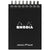 Rhodia wirebound Notepad Dotted A6 Size #13 Black - Blesket Canada