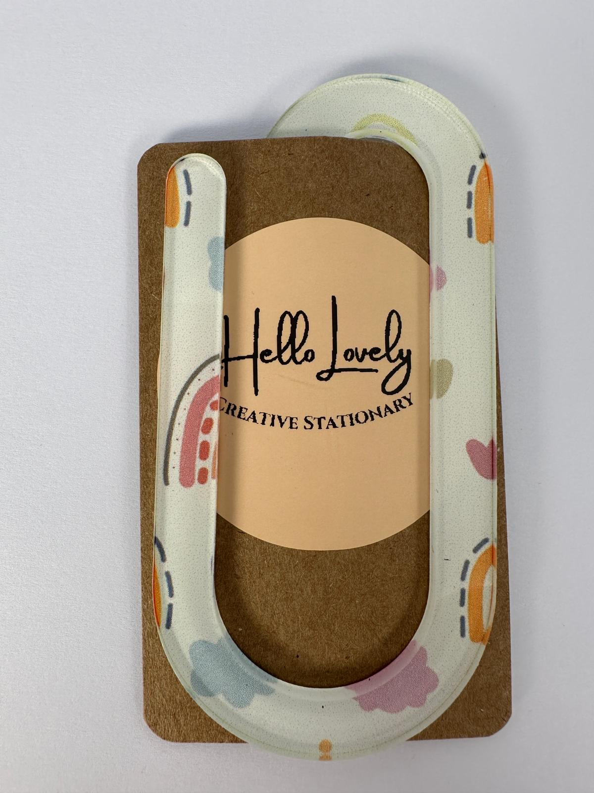 Hello Lovely Creative Stationery Bookmark Clip - Blesket Canada