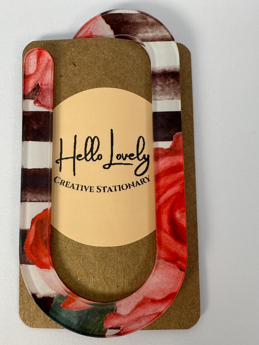 Hello Lovely Creative Stationery Bookmark Clip - Blesket Canada
