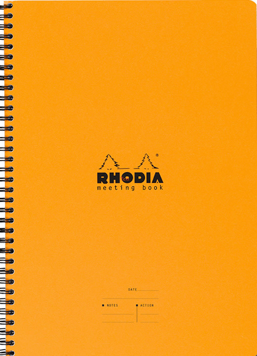 Rhodia Wirebound Meeting Book A5 Lined - Blesket Canada