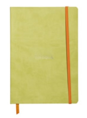 Rhodiarama Goalbook A5 Dotted - Anise Green - Blesket Canada