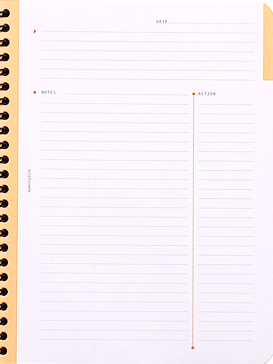 Rhodia Wirebound Meeting Book A5 Lined - Blesket Canada