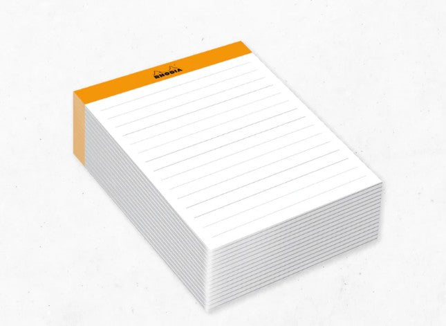 Rhodia Stapled Memopad N°13 Lined - A6 - Blesket Canada