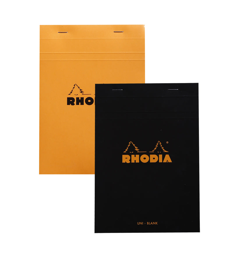 Rhodia A5 Stapled Notepad Blank - Blesket Canada