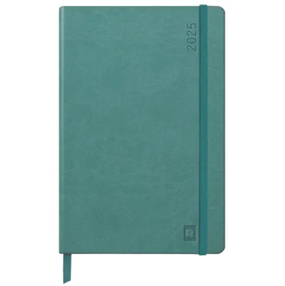 Rhodia Webplanner 2025 A5 Hard Cover Planner Weekly Horizontal - Aqua (Peacock) - Blesket Canada