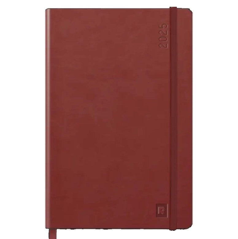 Rhodia Webplanner 2025 A5 Hard Cover Planner Weekly Horizontal - Burgandy - Blesket Canada