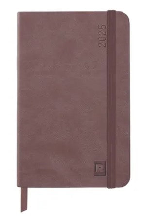 Rhodia Webplanner 2025 A6 Hard Cover Planner Weekly Vertical - Chocolate - Blesket Canada