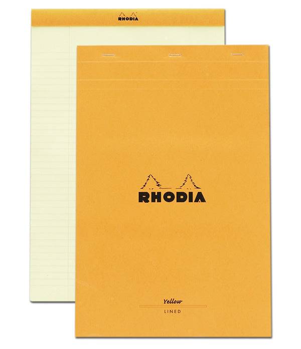 Rhodia Note Pad A4+ Size Yellow - Blesket Canada