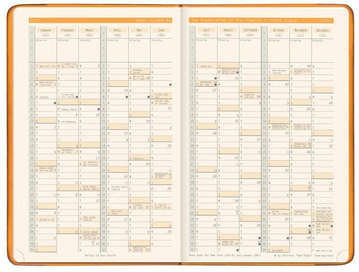 Rhodia 2027 14-Month Weekly Planner Horizontal Grid A6 – Sapphire - Blesket Canada