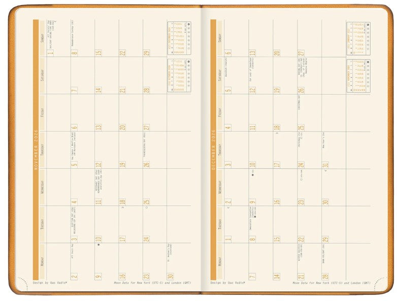 Rhodia 2027 14-Month Weekly Planner Horizontal Grid A6 – Sapphire - Blesket Canada