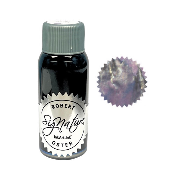 Robert Oster 50ml Australian Fountain Pen Ink - Violet Dreams (Shake'N'Shimmy) - Blesket Canada