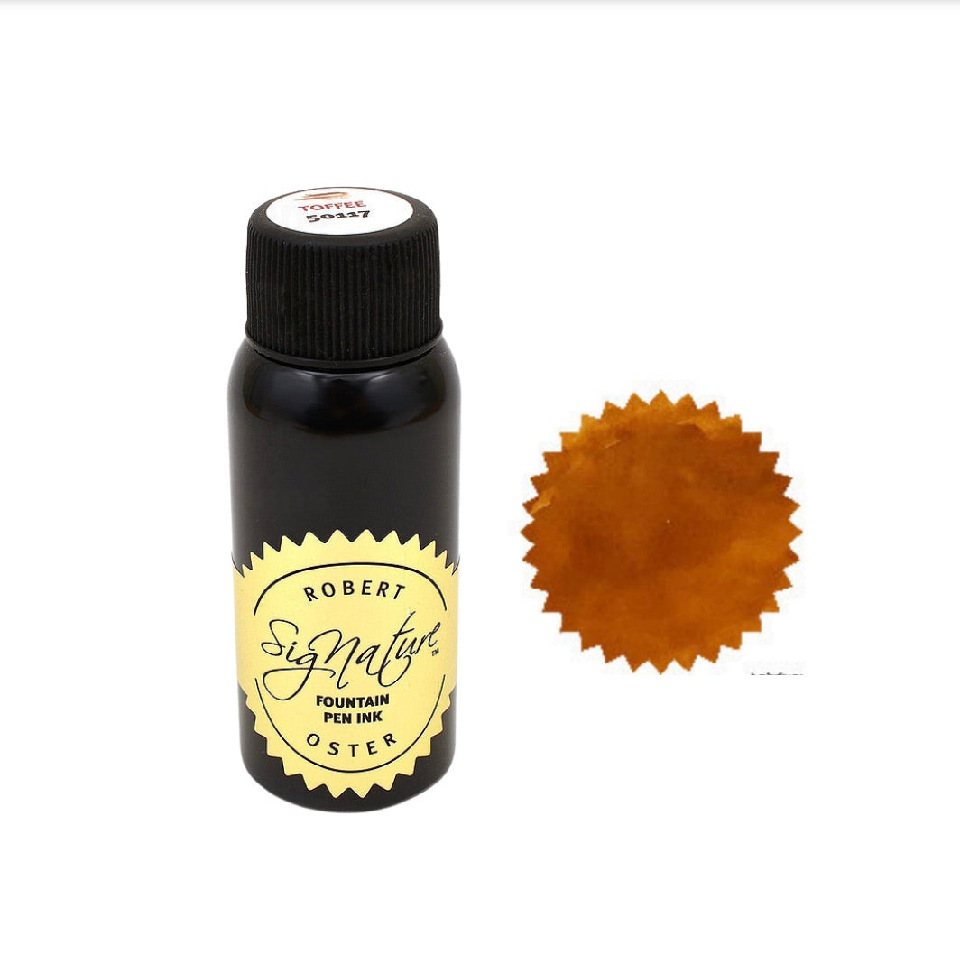 Robert Oster 50ml Australian Fountain Pen Ink - Toffee