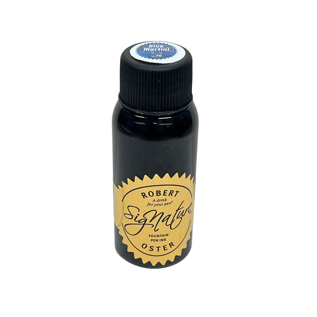 Robert Oster 50ml Fountain Pen Ink - Blue Martini