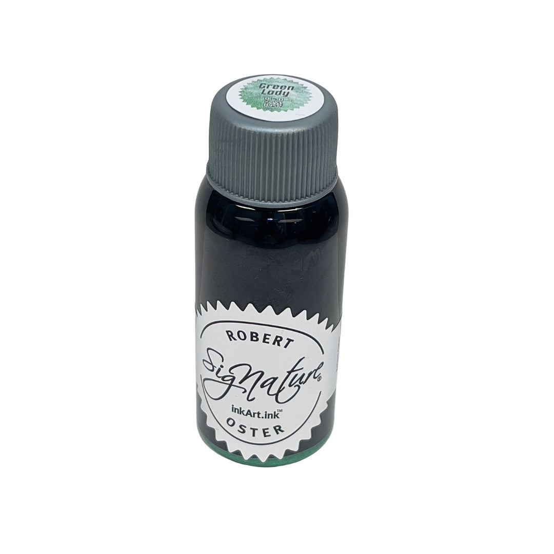 Robert Oster 50ml  Fountain Pen Ink - Green Lady (Shake'N'Shimmy)