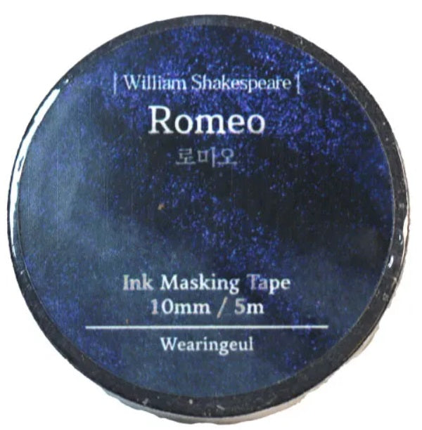 Wearingeul Ink Masking Tape - World Literature Series - Romeo - Blesket Canada