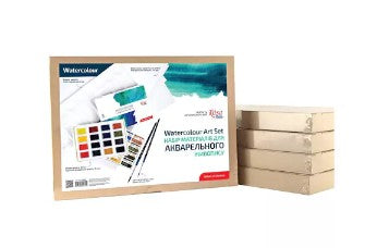 Rosa Studio Watercolor Sets, 16 Colors, Cardboard, Pan - Blesket Canada
