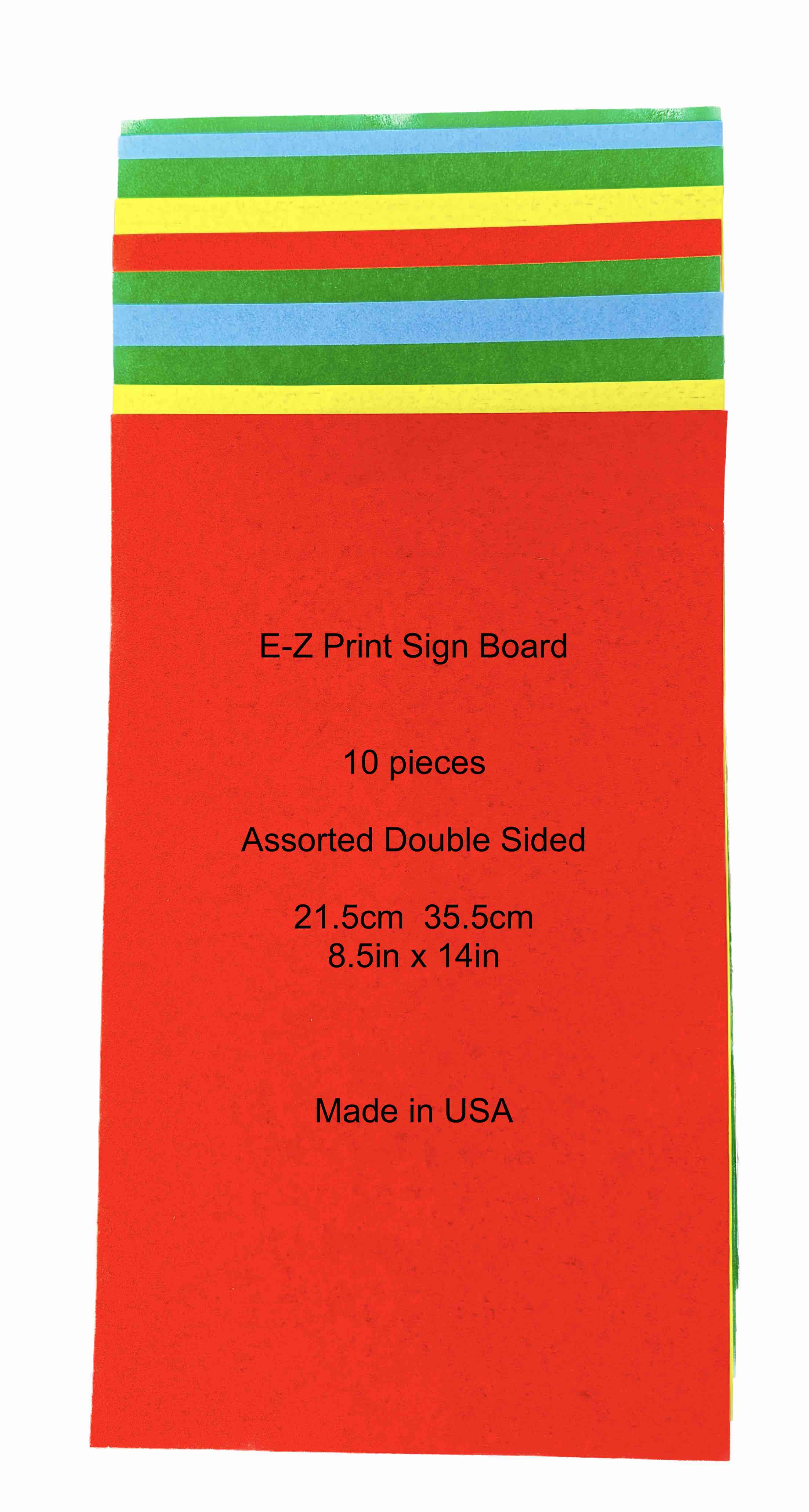 RoyalBrites E-Z Print Sign Board Pack of 10 - Blesket Canada