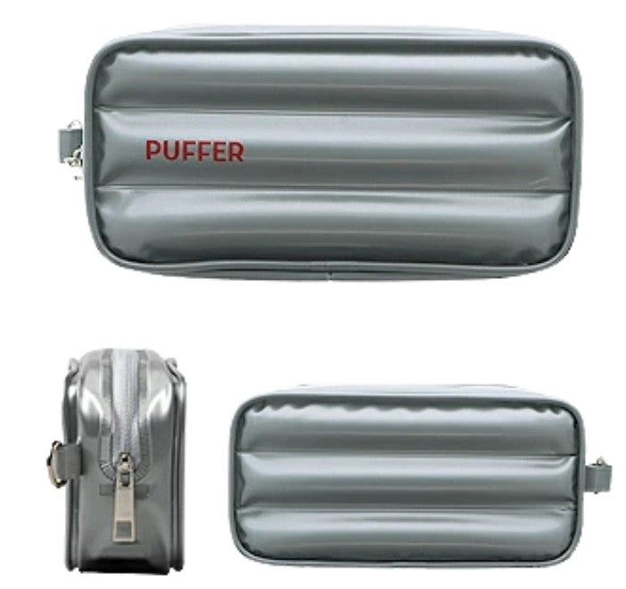 Sun-Star Puffer Pen Case - Silver - Blesket Canada