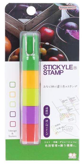 Sun-Star STICKYLE Stamp – Power of Vegetables - Blesket Canada