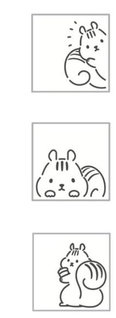Sun-Star Pyokkori Stamp Squirrel - Blesket Canada