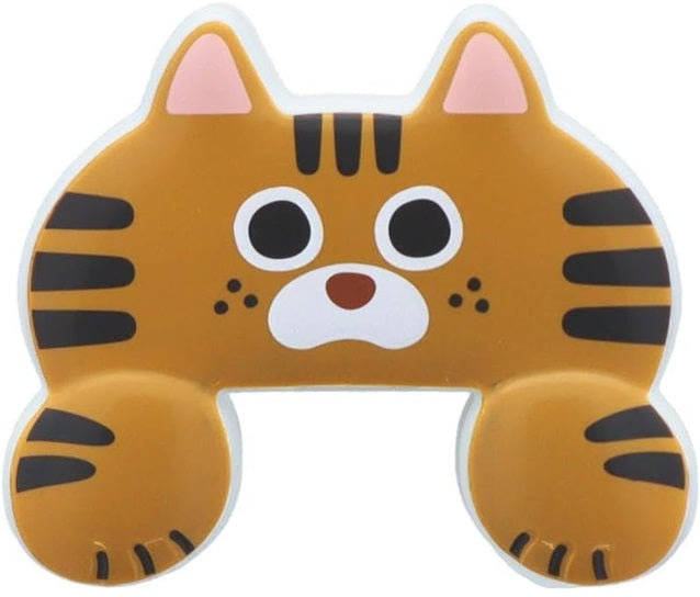 Sun-Star JITTOME Die-Cut Clip – Brown Tabby Cat (Kijitora) - Blesket Canada