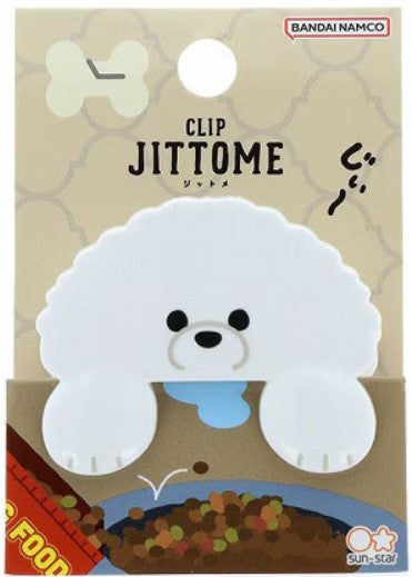 Sun-Star JITTOME Die-Cut Clip – Bichon Frise (Limited Edition) - Blesket Canada