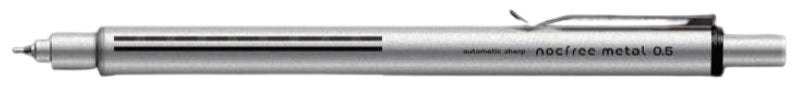 Sun-Star - Automatic Mechanical Pencil Nocfree Metal – Metallic Silver - Blesket Canada