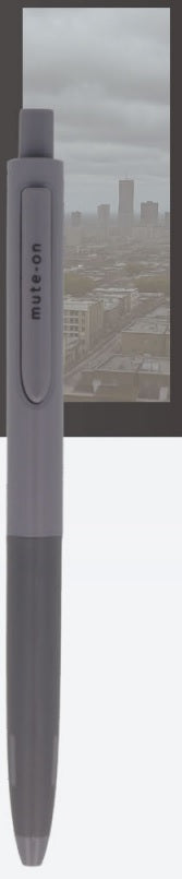 Sun-Star – Silent Gel Ballpoint Pen Mute-On Gloomy Town - Blesket Canada