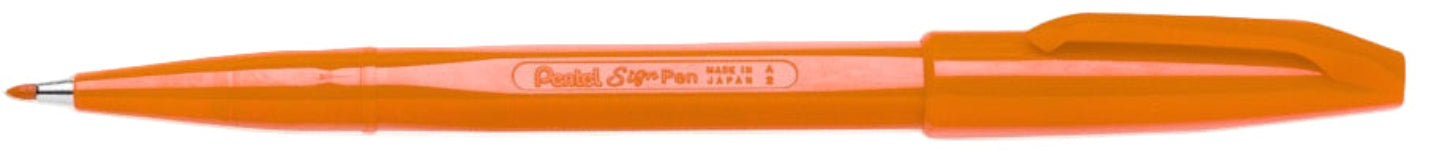 Pentel Marker Sign Pen - Orange - Blesket Canada