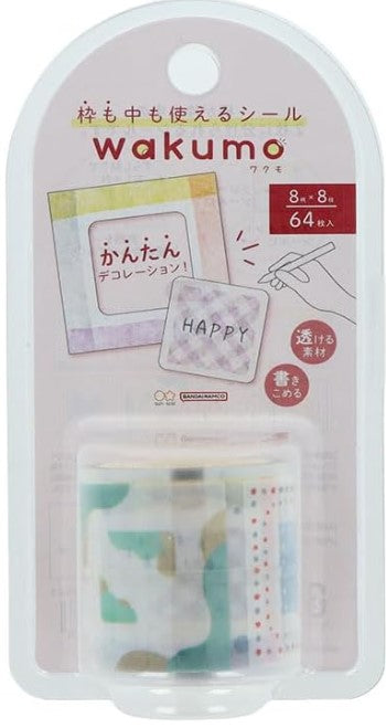 Sun-Star Wakumo Roll Stickers – Square Pattern - Blesket Canada
