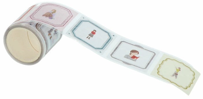Sun-Star Wakumo Roll Stickers – Square Frame & Girl Design - Blesket Canada