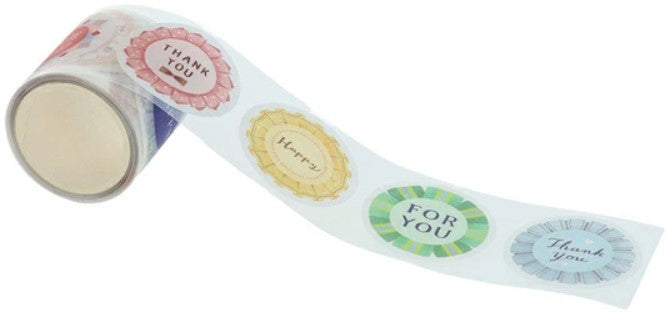Sun-Star Wakumo Roll Stickers – Round Rosette & Message Design - Blesket Canada