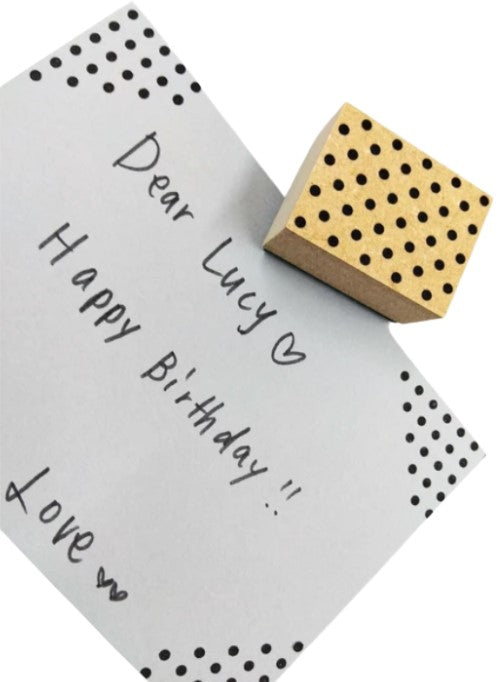 SANBY RM Illustration Rubber Stamp – Dot - Blesket Canada