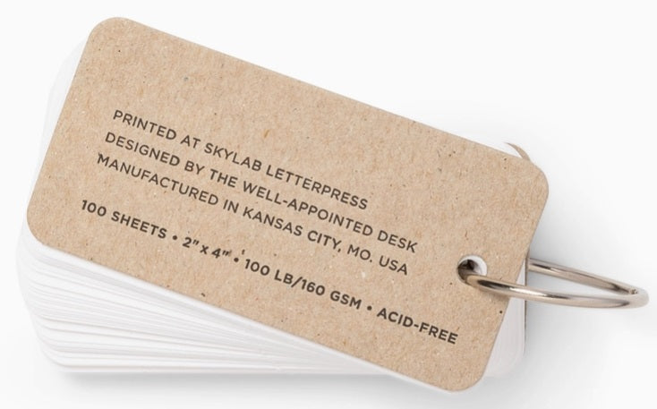 The Well Appointed Desk Col-O-Ring Ink Testing Book (Standard Size) - Blesket Canada