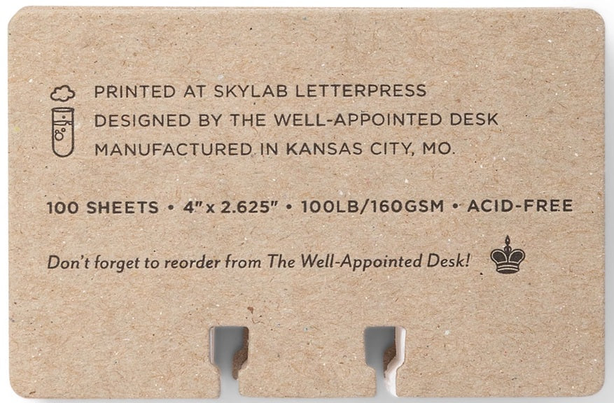 The Well-Appointed Desk Col-O-Dex Rotary Cards - Blesket Canada