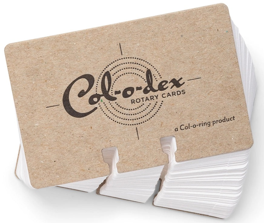 The Well-Appointed Desk Col-O-Dex Rotary Cards - Blesket Canada