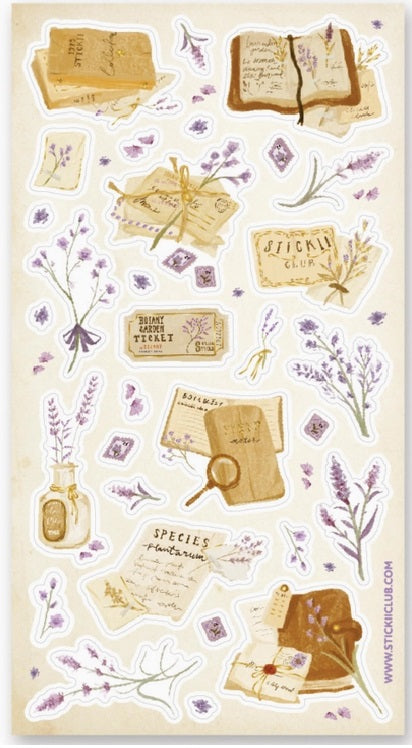STICKII Botanical Notes Sticker Sheet - Blesket Canada