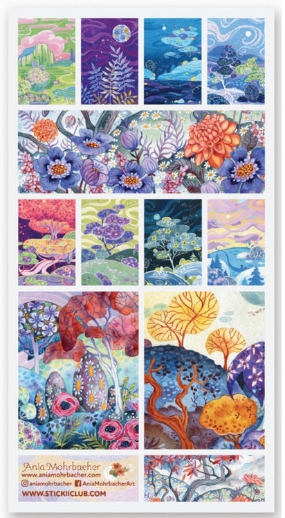 STICKII Enchanted Forests Sticker Sheet - Blesket Canada