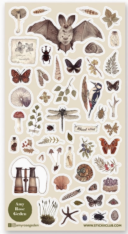 STICKII The Naturalist Sticker Sheet - Blesket Canada