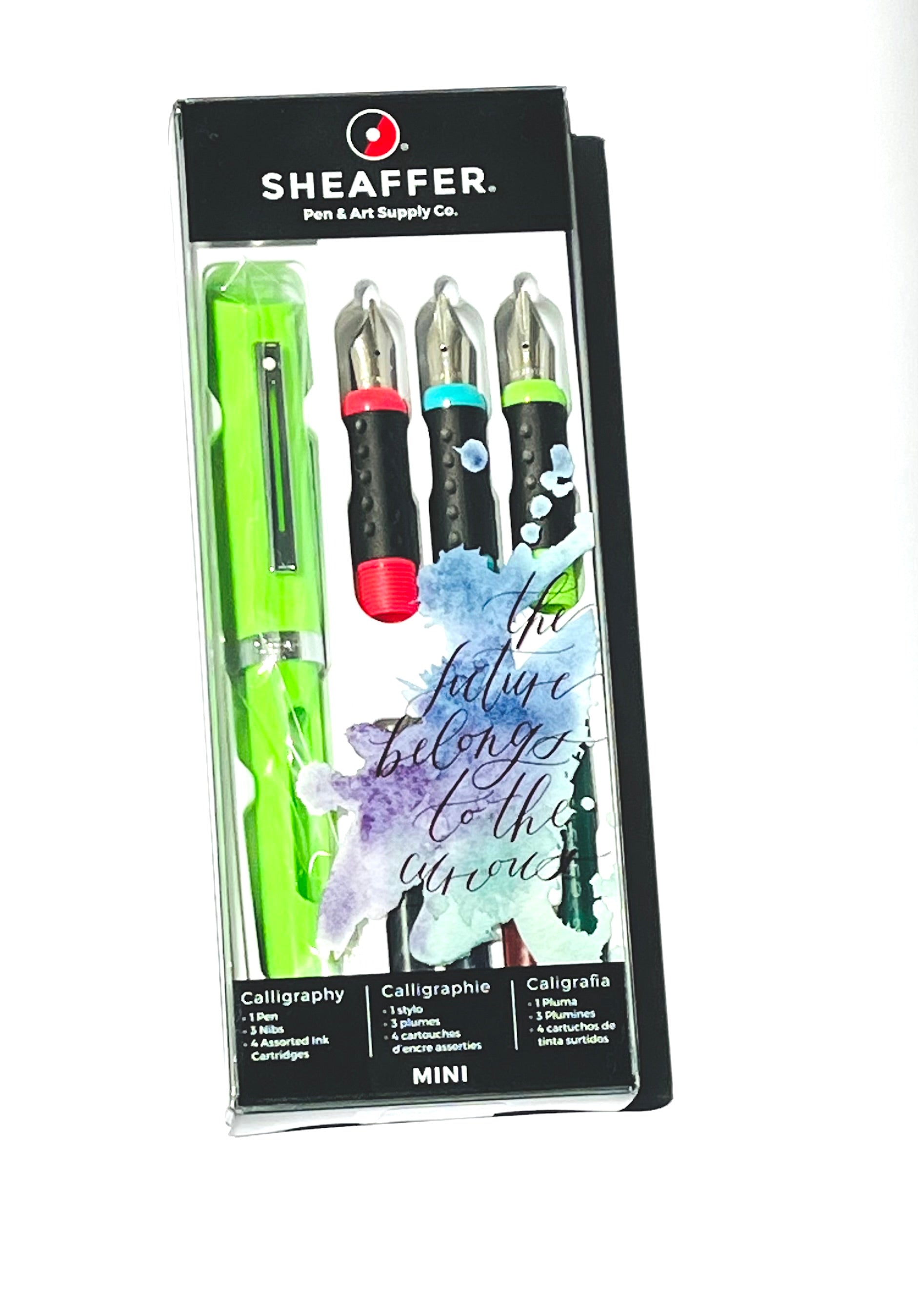 Sheaffer Calligraphy Mini Kit Lime Green - Blesket Canada