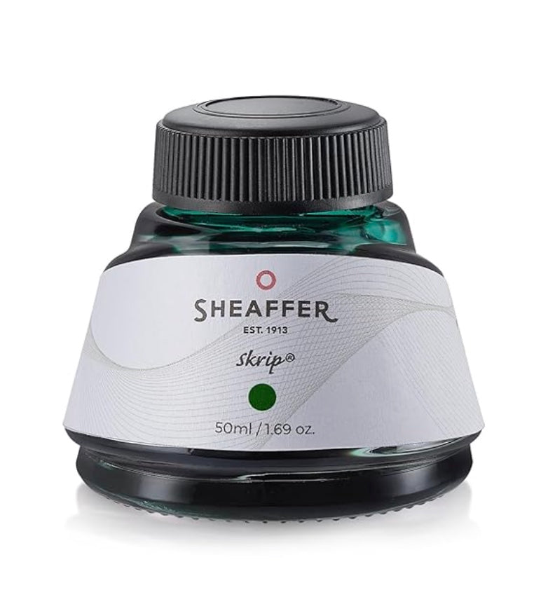 Sheaffer Skrip Fountain Pen Ink 50ml - Green - Blesket Canada