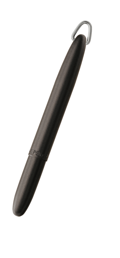 Space Pen Matte Black Bullet w/Jump Ring