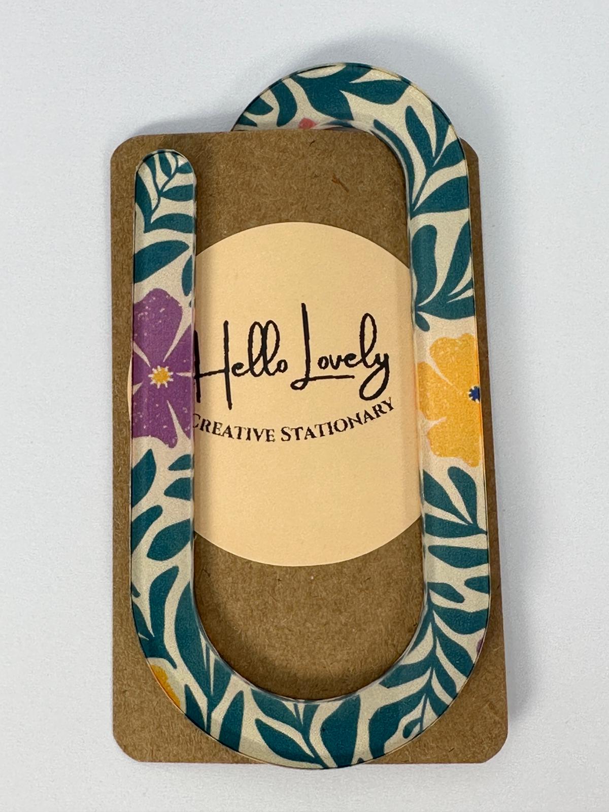 Hello Lovely Creative Stationery Bookmark Clip - Blesket Canada