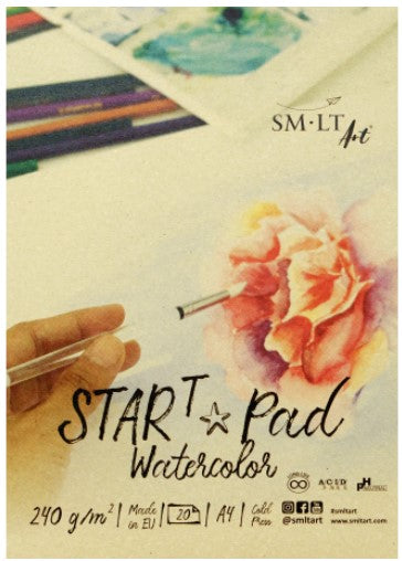 SM-LT Spiral Bound Start Watercolour Pad A4 - Blesket Canada