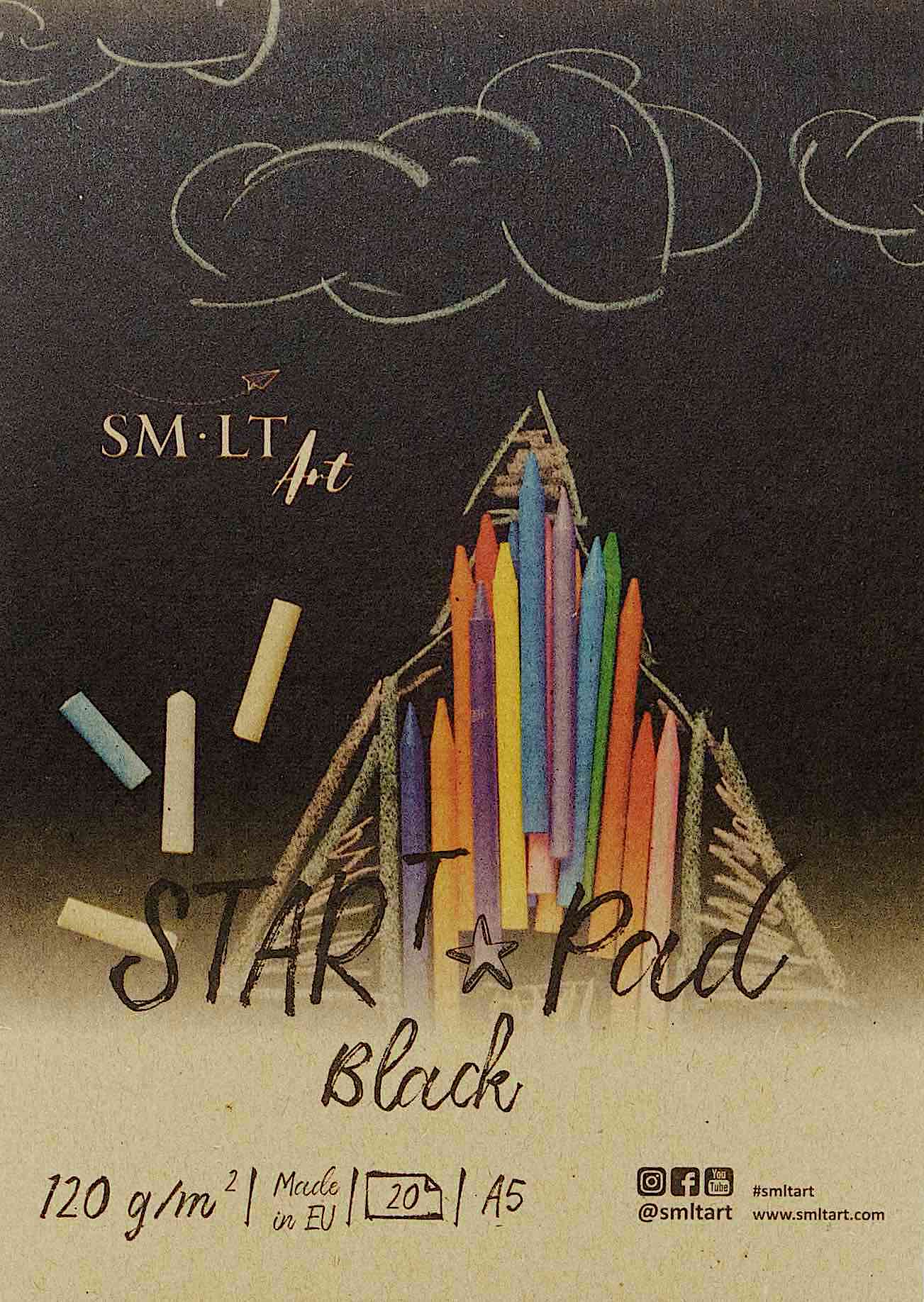 SM-LT Black Drawing Pad - Blesket Canada