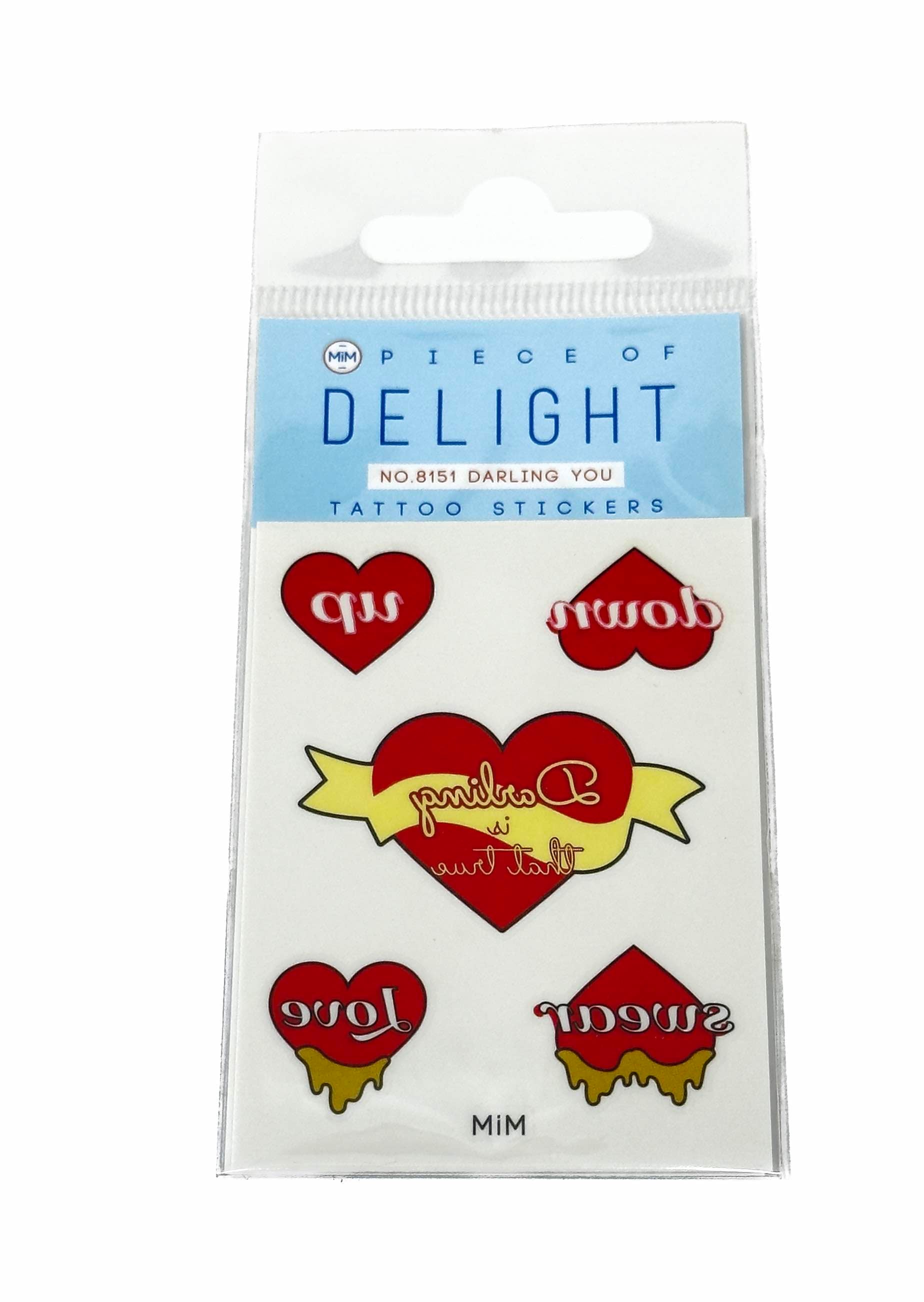 Suatelier MiM Piece of Delight Tattoo Stickers – Darling You - Blesket Canada
