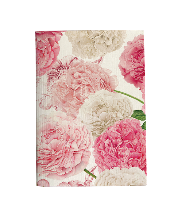 Freund Mayer & Co. Stapled Notebook (6 × 8") – Peonies - Blesket Canada