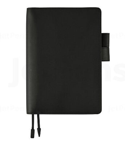 Hobonichi Techo Cover Only - A5  Leather: TS Basic - Black - Blesket Canada
